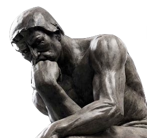 "The Thinker" by Auguste Rodin